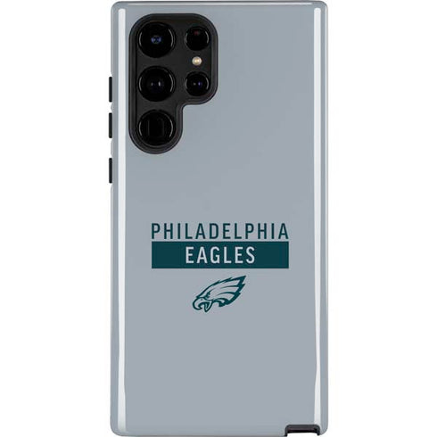 NFL Philadelphia Eagles Silver Performance Series Galaxy S22 Ultra Pro Case