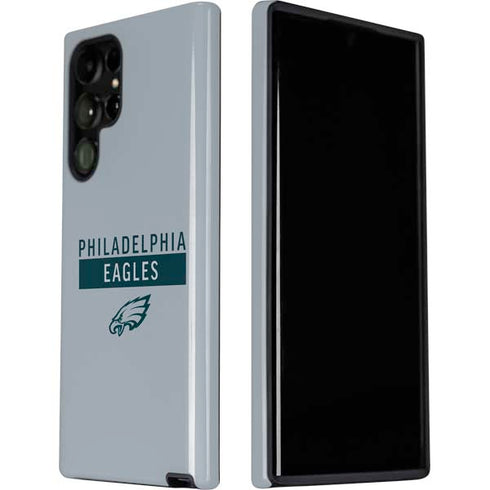 NFL Philadelphia Eagles Silver Performance Series Galaxy S22 Ultra Pro Case