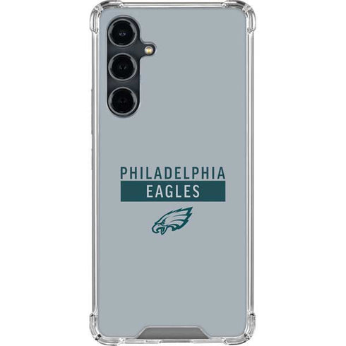 NFL Philadelphia Eagles Silver Performance Series Galaxy S23 FE Clear Case