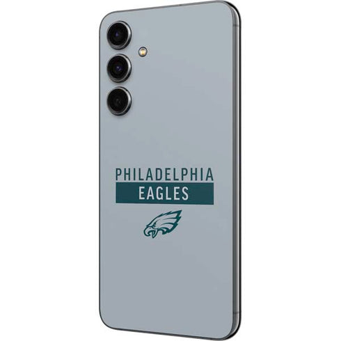 NFL Philadelphia Eagles Silver Performance Series Galaxy S23 FE Skin