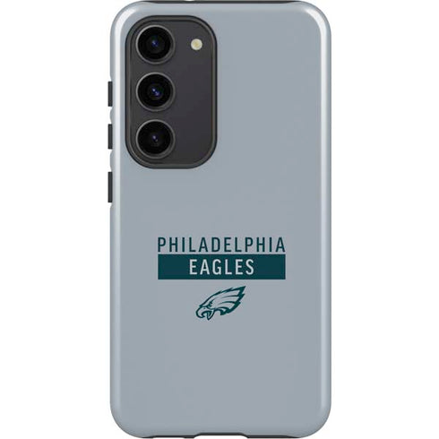 NFL Philadelphia Eagles Silver Performance Series Galaxy S23 Pro Case