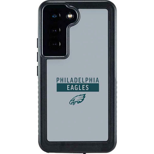 NFL Philadelphia Eagles Silver Performance Series Galaxy S23 Waterproof Case