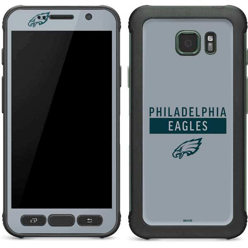 NFL Philadelphia Eagles Silver Performance Series Galaxy S7 Active Skin