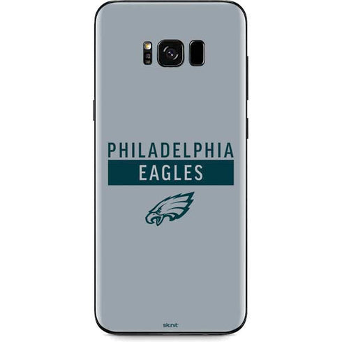 NFL Philadelphia Eagles Silver Performance Series Galaxy S8 Plus Skin