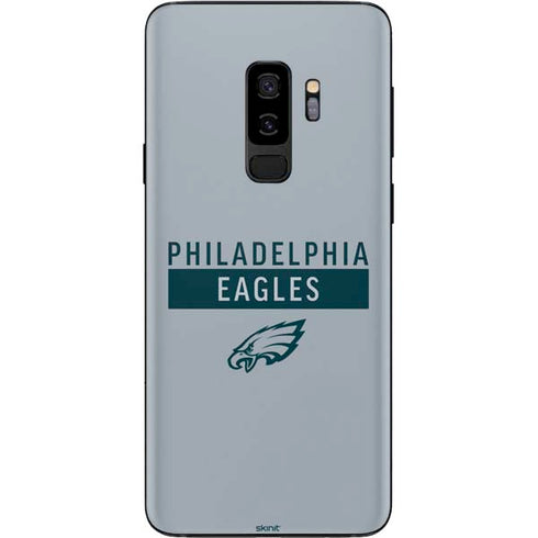 NFL Philadelphia Eagles Silver Performance Series Galaxy S9 Plus Skin