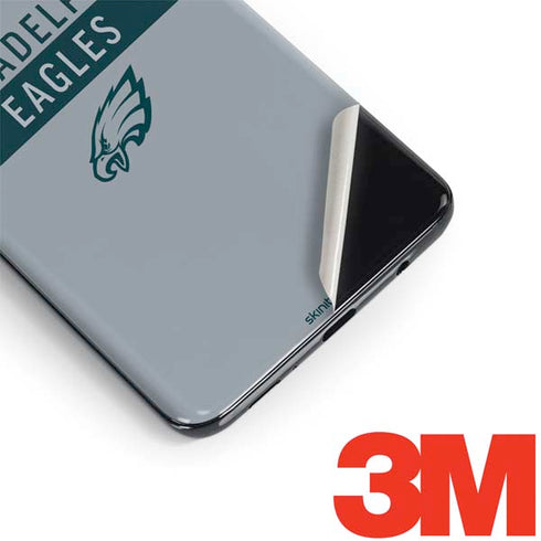 NFL Philadelphia Eagles Silver Performance Series Galaxy S9 Plus Skin