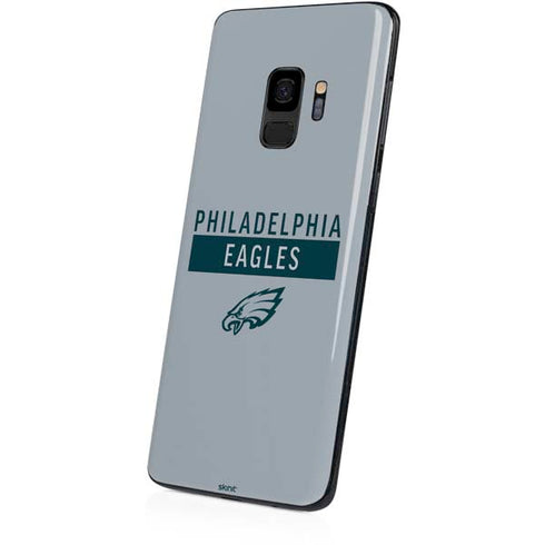 NFL Philadelphia Eagles Silver Performance Series Galaxy S9 Skin