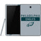NFL Philadelphia Eagles Silver Performance Series Samsung Galaxy Tab Skin