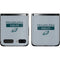 NFL Philadelphia Eagles Silver Performance Series Galaxy Z Flip Skin