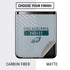 NFL Philadelphia Eagles Silver Performance Series Galaxy Z Flip Skin