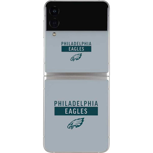NFL Philadelphia Eagles Silver Performance Series Galaxy Z Flip3 5G Skin