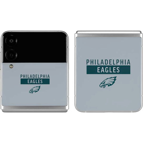 NFL Philadelphia Eagles Silver Performance Series Galaxy Z Flip4 5G Skin