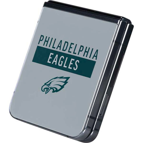 NFL Philadelphia Eagles Silver Performance Series Galaxy Z Flip5 5G Skin