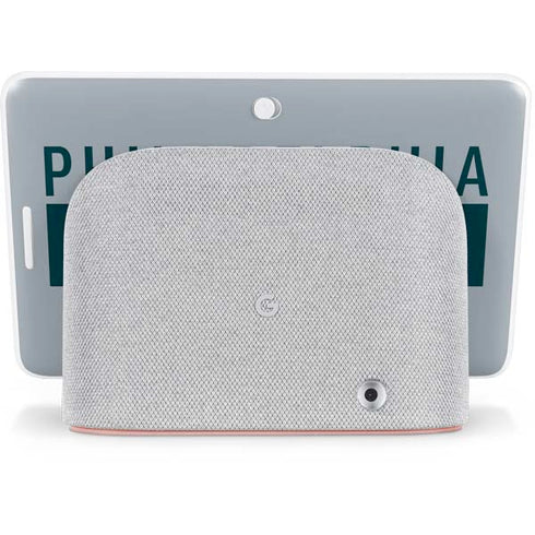 NFL Philadelphia Eagles Silver Performance Series Google Home Hub Skin