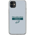 NFL Philadelphia Eagles Silver Performance Series iPhone 11 Clear Case