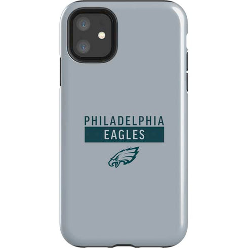 NFL Philadelphia Eagles Silver Performance Series iPhone 11 Impact Case