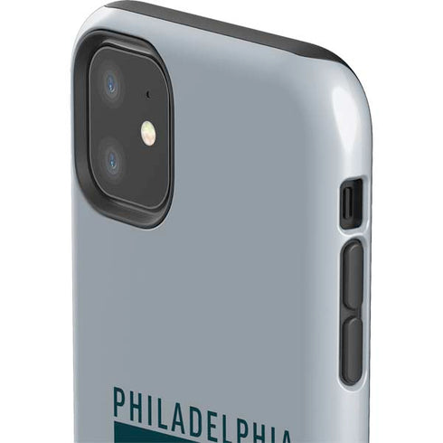 NFL Philadelphia Eagles Silver Performance Series iPhone 11 Impact Case
