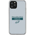 NFL Philadelphia Eagles Silver Performance Series iPhone 11 Pro Clear Case