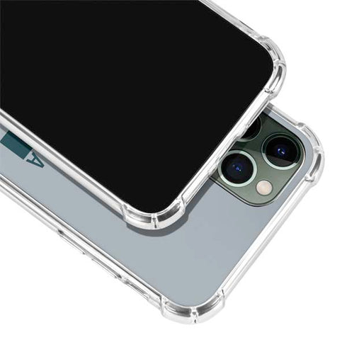 NFL Philadelphia Eagles Silver Performance Series iPhone 11 Pro Max Clear Case