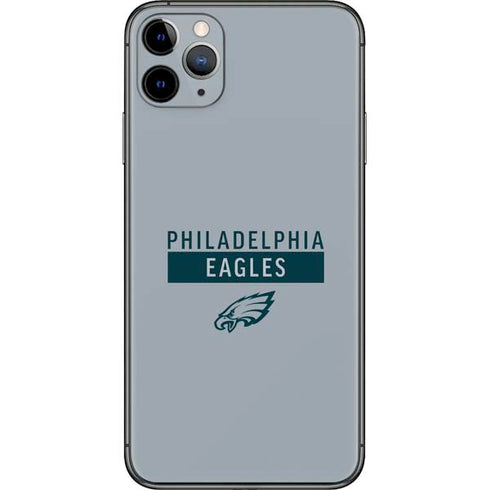 NFL Philadelphia Eagles Silver Performance Series iPhone 11 Pro Max Skin
