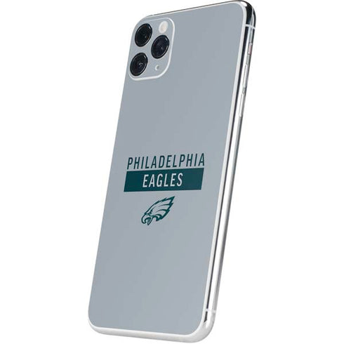 NFL Philadelphia Eagles Silver Performance Series iPhone 11 Pro Max Skin