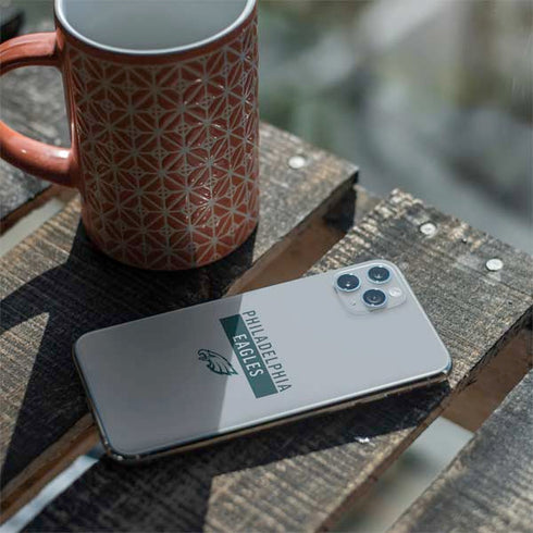 NFL Philadelphia Eagles Silver Performance Series iPhone 11 Pro Max Skin