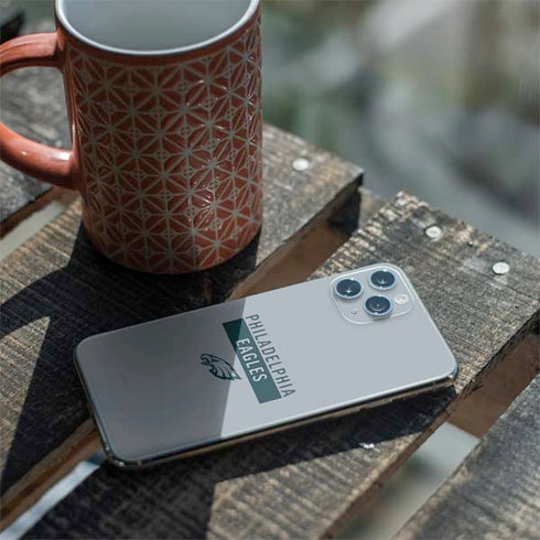 NFL Philadelphia Eagles Silver Performance Series iPhone 11 Pro Skin