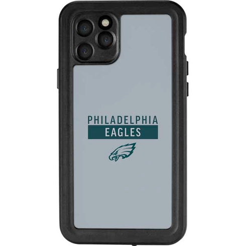 NFL Philadelphia Eagles Silver Performance Series iPhone 11 Pro Waterproof Case
