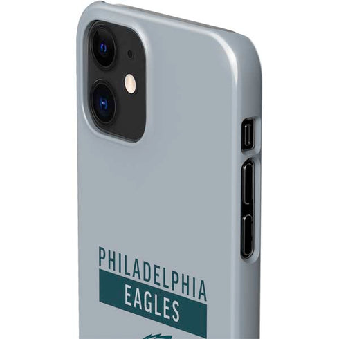 NFL Philadelphia Eagles Silver Performance Series iPhone 12 Mini Lite Case