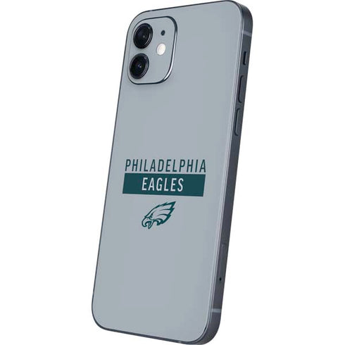 NFL Philadelphia Eagles Silver Performance Series iPhone 12 Mini Skin