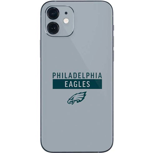 NFL Philadelphia Eagles Silver Performance Series iPhone 12 Mini Skin