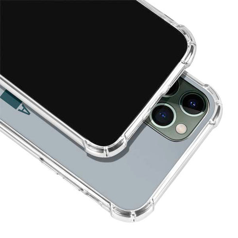 NFL Philadelphia Eagles Silver Performance Series iPhone 12 Pro Max Clear Case