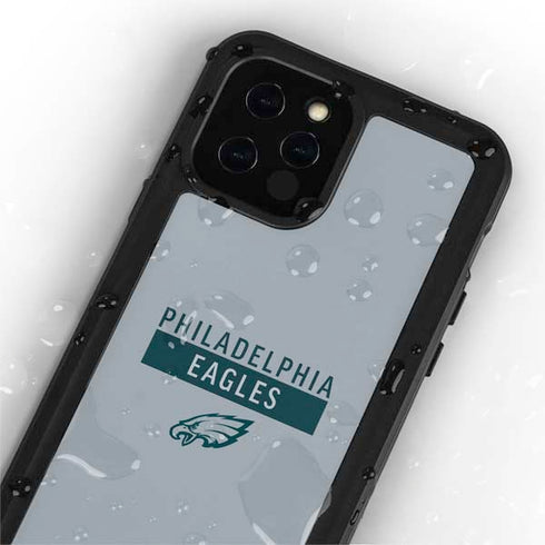 NFL Philadelphia Eagles Silver Performance Series iPhone 12 Pro Waterproof Case