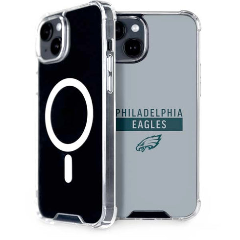 NFL Philadelphia Eagles Silver Performance Series iPhone 13 MagSafe Case