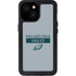 NFL Philadelphia Eagles Silver Performance Series iPhone 13 Mini Waterproof Case