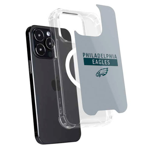NFL Philadelphia Eagles Silver Performance Series iPhone 13 Pro MagSafe Case