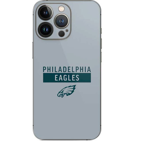 NFL Philadelphia Eagles Silver Performance Series iPhone 13 Pro Skin