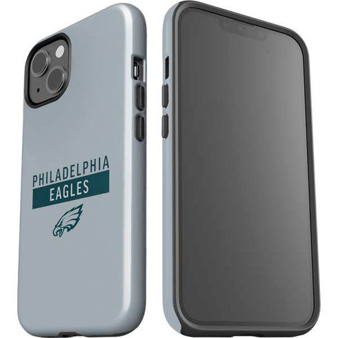 NFL Philadelphia Eagles Silver Performance Series iPhone 15 Plus Impact Case