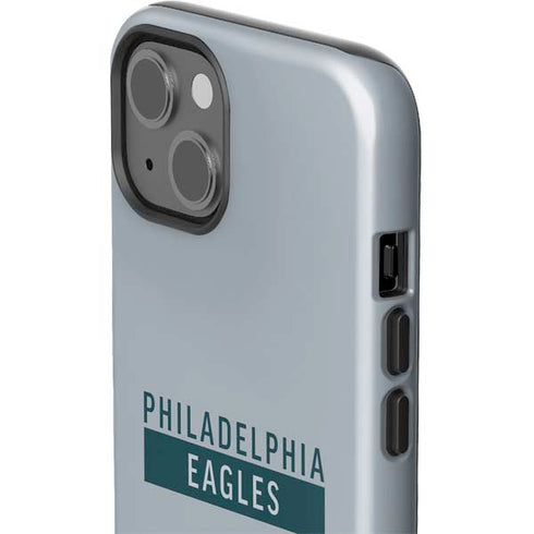NFL Philadelphia Eagles Silver Performance Series iPhone 15 Impact Case
