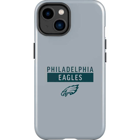 NFL Philadelphia Eagles Silver Performance Series iPhone 15 Plus Impact Case