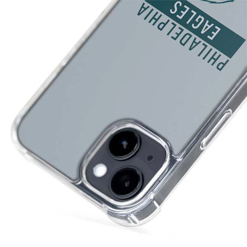 NFL Philadelphia Eagles Silver Performance Series iPhone 15 Plus MagSafe Case