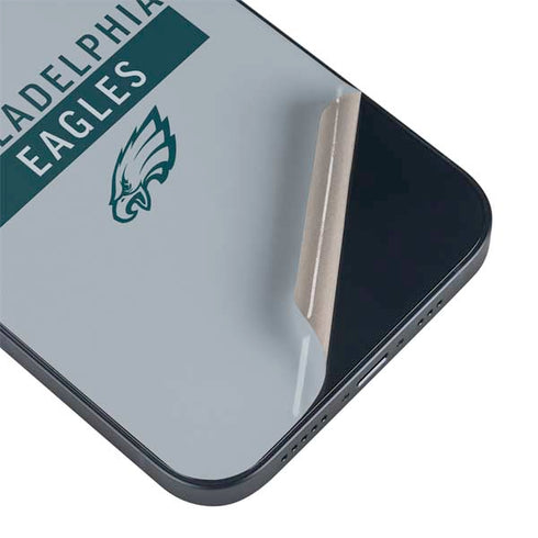 NFL Philadelphia Eagles Silver Performance Series iPhone 14 Plus Skin