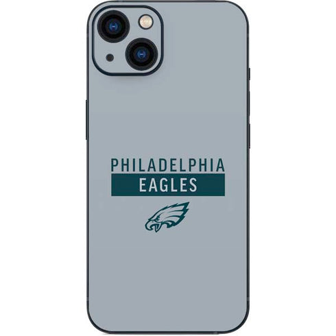 NFL Philadelphia Eagles Silver Performance Series iPhone 15 Plus Skin