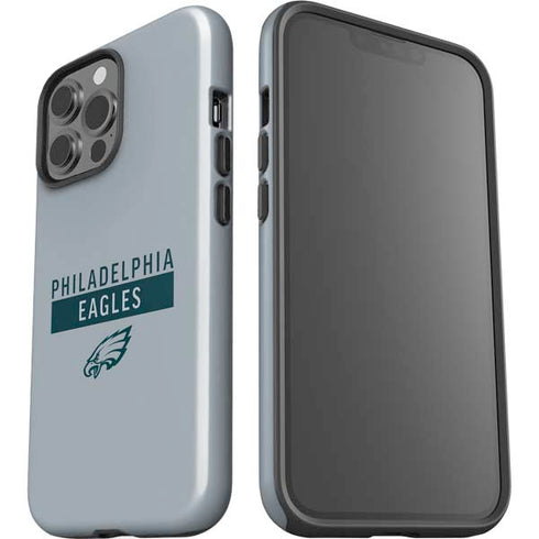 NFL Philadelphia Eagles Silver Performance Series iPhone 15 Pro Max Impact Case