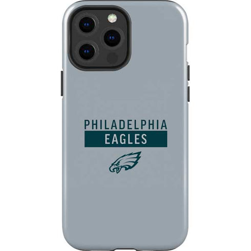 NFL Philadelphia Eagles Silver Performance Series iPhone 15 Pro Max Impact Case