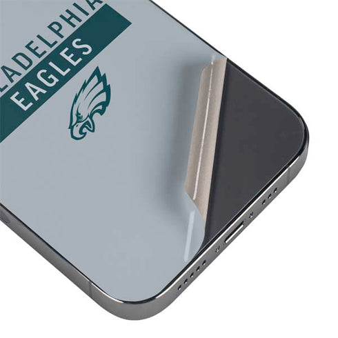 NFL Philadelphia Eagles Silver Performance Series iPhone 14 Pro Max Skin