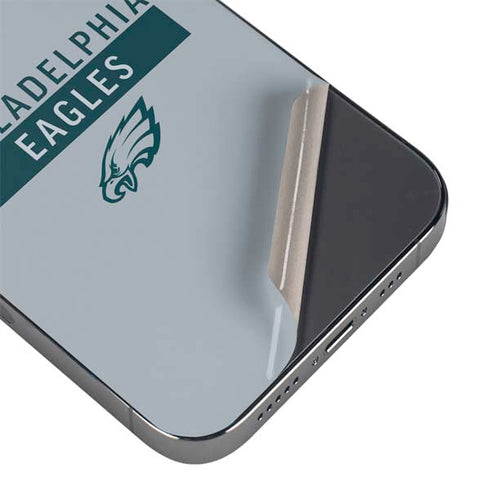 NFL Philadelphia Eagles Silver Performance Series iPhone 14 Pro Skin
