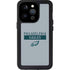 NFL Philadelphia Eagles Silver Performance Series iPhone 14 Pro Waterproof Case