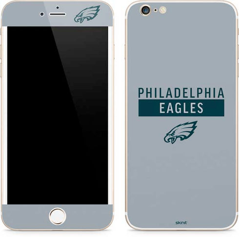 NFL Philadelphia Eagles Silver Performance Series iPhone 6/6s Plus Skin