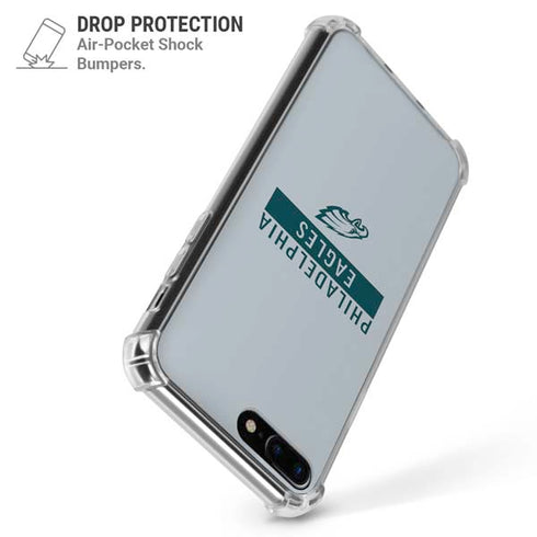 NFL Philadelphia Eagles Silver Performance Series iPhone 7/8 Plus Clear Case